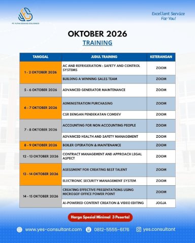 OKTOBER - TRAINING